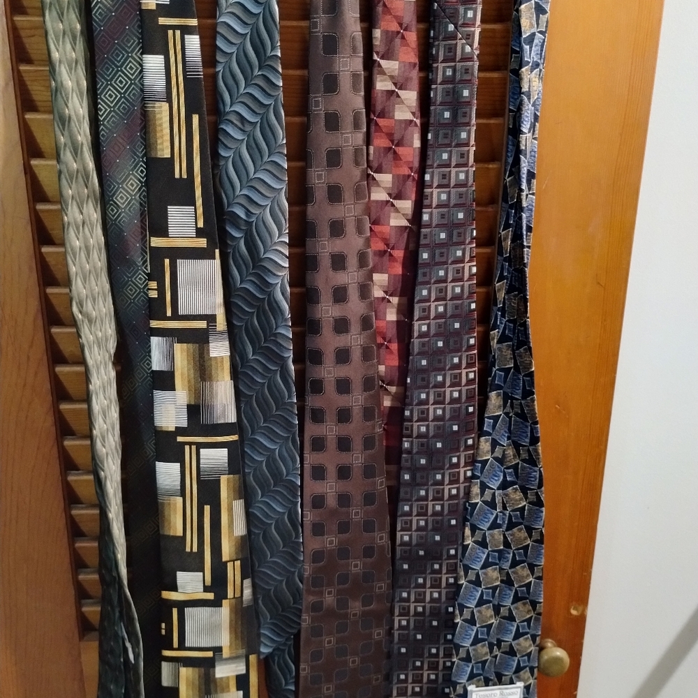 13 Men's Patterned Ties Set - Multicolor - Picture 3 of 5